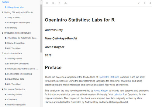 Screenshot of published OER, available at: https://nulib.github.io/kuyper-stat202/ 