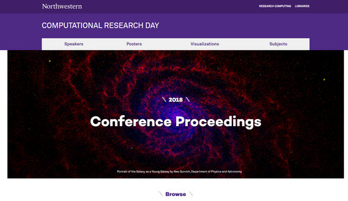 Screenshot of conference website, available at: http://crd.northwestern.edu/