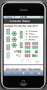 OSUL Mobile Computer Availability Map