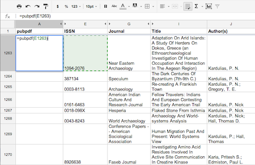 invoking pubpdf() function in google spreadsheet