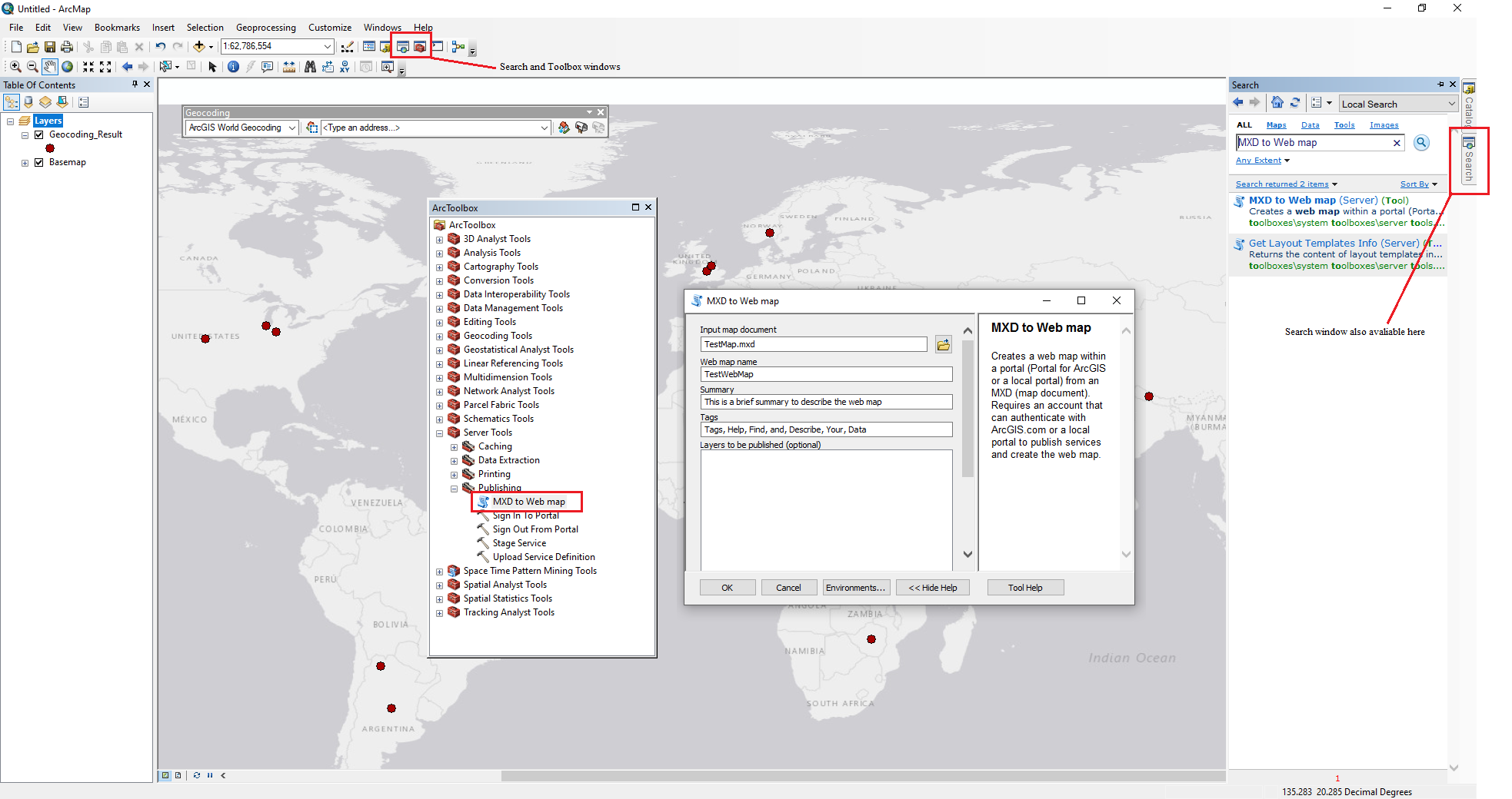 How To: Create Links to Desktop Help System Documents Using the Link  Element in the ArcToo