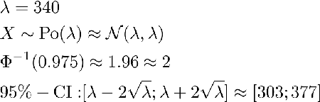 Statistical Formula