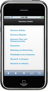 Mobile-optimized WordPress research guide homepage and single guide